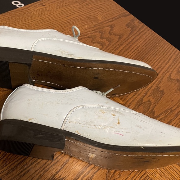 Baby Blue "Dumb and Dumber" novelty Tuxedo Shoes SIZE M (Size 8-9)  pre-owned - Picture 4 of 8